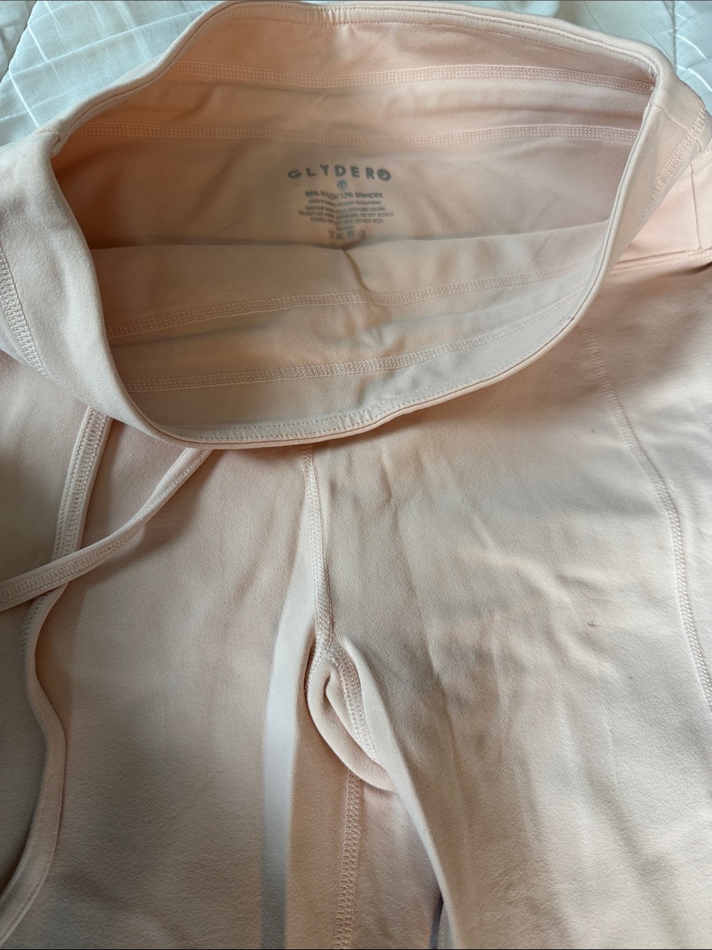 Glyder High-Waist Seamless Leggings — Light Blush